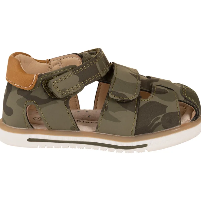 Sandales fermées et scratchées imprimé camouflage pour bébé garçon