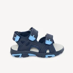 Sandales à scratch bleu pour garçon