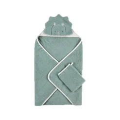 Set cape de bain + gant de toilette Tiga, Stegi & Ops