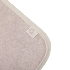 Set de bain avec cape et gant de toilette Little Deer écru/rose