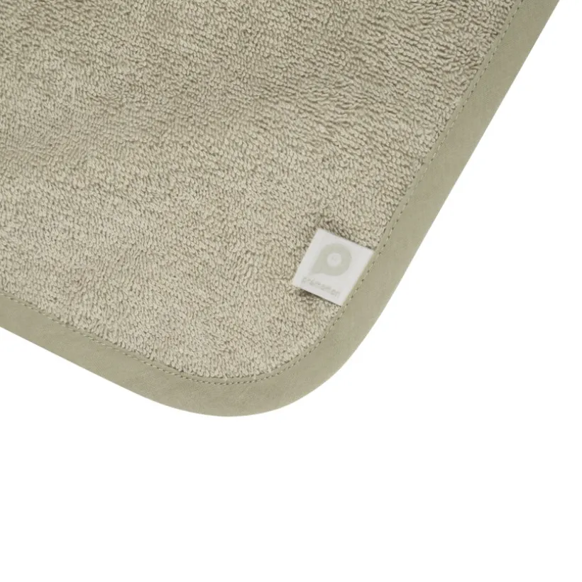 Set de bain avec cape et gant de toilette La Vie à la Ferme vert