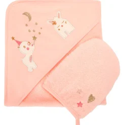 Set de bain cape + gant de toilette Little Princess