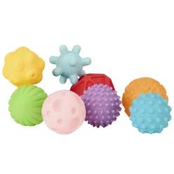 Set de 8 balles sensorielles texturées