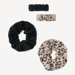 Set de 2 barrettes et 2 chouchous fantaisies pour fille