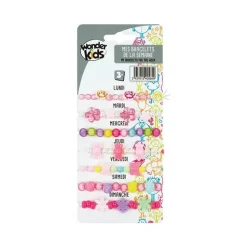 Set de 7 bracelets de la semaine en perles