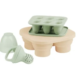 Set de contenants silicone & Grignoteuse