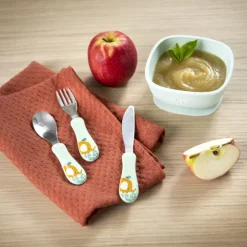 Set de 3 couverts en inox Éléphant