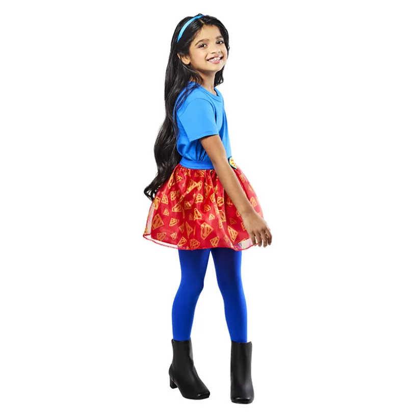 Set de déguisement 5-8 ans jupe + serre tête Supergirl Warner
