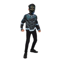 Set de déguisement top + masque Black Panther Marvel