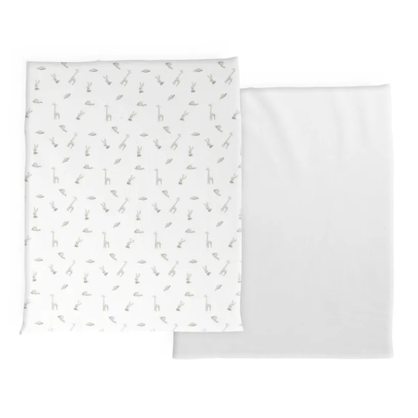 Set de 2 draps housses en coton pour Next2Me cloud