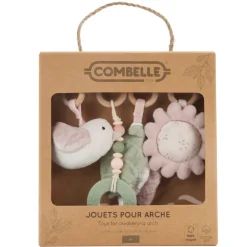 Set de 4 jouets pour arche Promenade Bucolique rose
