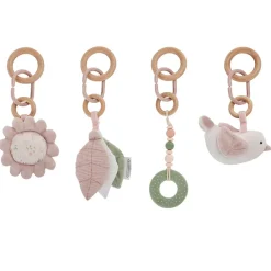 Set de 4 jouets pour arche Promenade Bucolique rose
