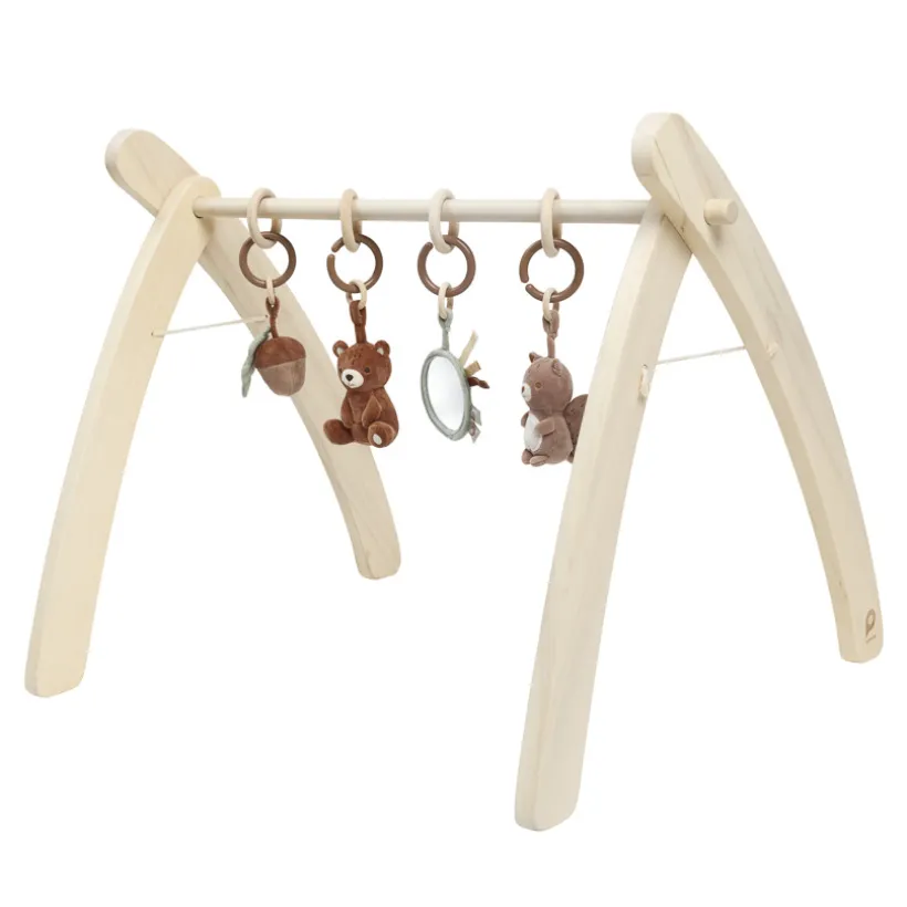 Set de 4 jouets à suspendre pour arche d'éveil Roi des Forêts