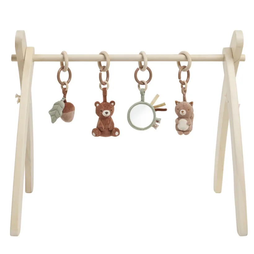 Set de 4 jouets à suspendre pour arche d'éveil Roi des Forêts