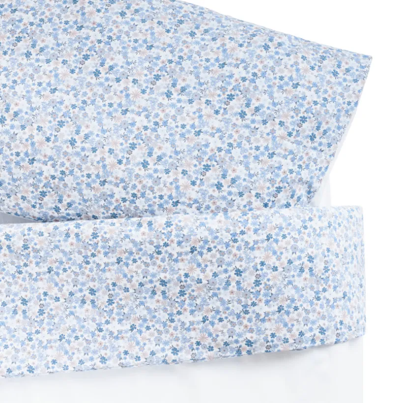 Set de lit housse de couette 100 x 140 cm + taie d'oreiller 60 x 40 cm- Tiny Flowers
