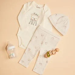 Set de naissance 3 pièces Baby 2026 pour bébé