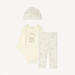 Set de naissance 3 pièces Baby 2026 pour bébé