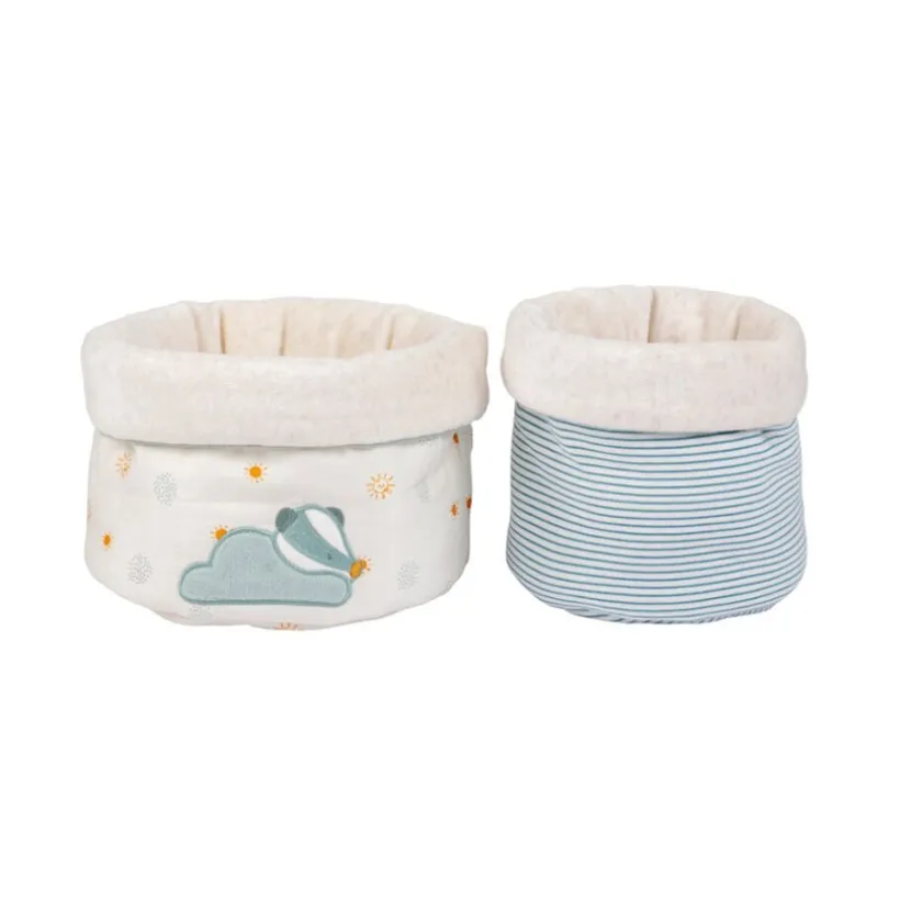 Set de 2 paniers de rangement Felix & Leo
