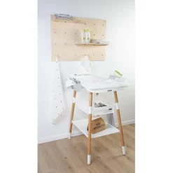Set de 3 paniers de rangement à suspendre - Gris Clair