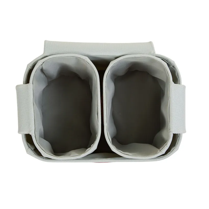 Set de 3 paniers de rangement à suspendre - Gris Clair