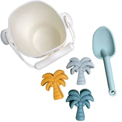 Set de plage seau + pelle + 3 moules - Jungle