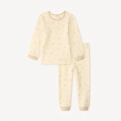 Set de pyjama long 2 pièces imprimé breakfast pour bébé garçon