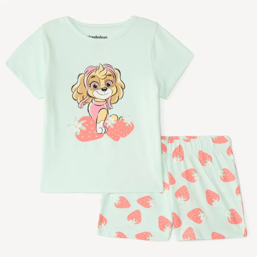 Set de pyjama 2 pièces t-shirt + short Stella de la Pat'Patrouille pour fille