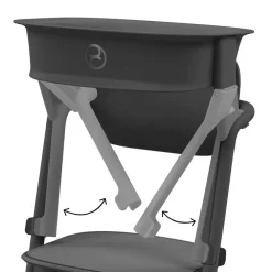 Set de tour d'apprentissage pour chaise haute Lemo stunning black
