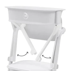 Set de tour d'apprentissage pour chaise haute Lemo all white