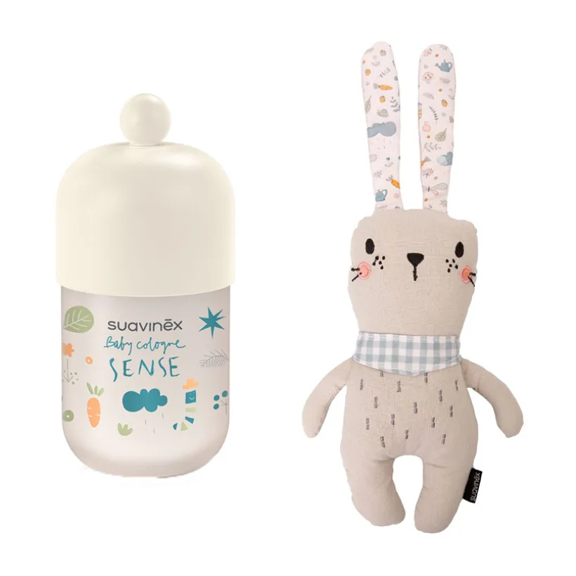 Set doudou lapin + Baby Cologne Sense 150 ml