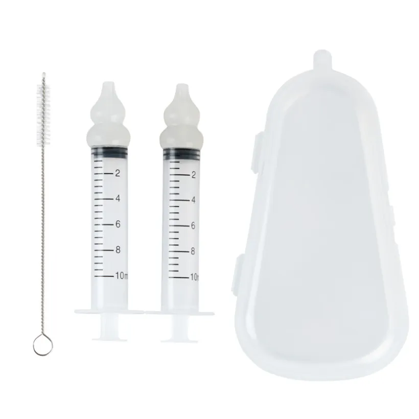 Set mouche bébé 2 seringues + goupillon + boîte de rangement