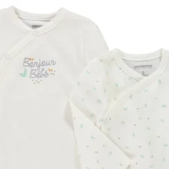 Set naissance 3 pièces "Bonjour Bébé" pour bébé