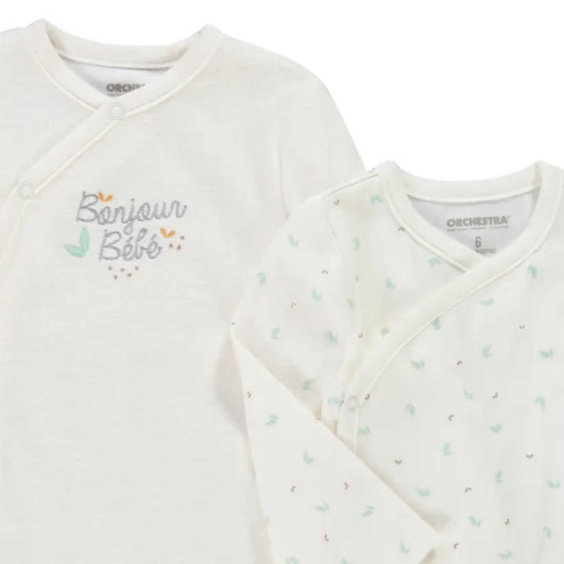 Set naissance 3 pièces "Bonjour Bébé" pour bébé