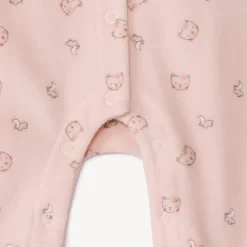 Set naissance 3 pièces motifs ours/lune pour bébé fille