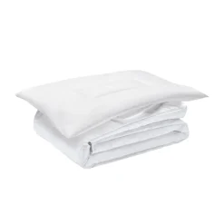 Set oreiller + couette en coton
