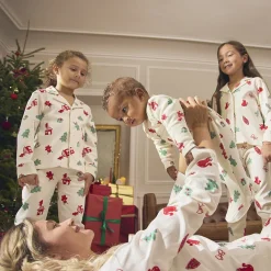 Set 2 pièces pyjama imprimé Noël fantaisie pour garçon