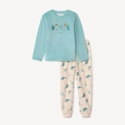 Set pyjama bi-matière motif dragon pour garçon