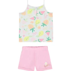 Set pyjama court en jersey imprimé fruits pour fille