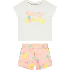 Set pyjama court motifs fruits pour fille