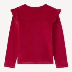 Set pyjama de Noël en velours pour fille