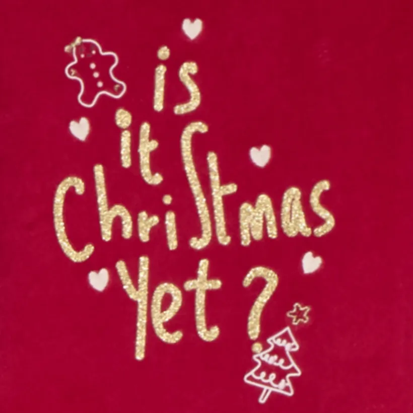 Set pyjama de Noël en velours pour fille