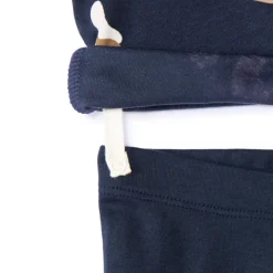 Set pyjama en interlock imprimé chiens pour bébé garçon avec finitions différentes selon l'âge