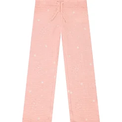 Set pyjama long bi-matière à étoiles pailletées pour fille