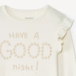 Set pyjama long en coupé-cousu printé pour fille