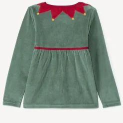 Set pyjama ludique 3 pièces lutin de Noël pour fille