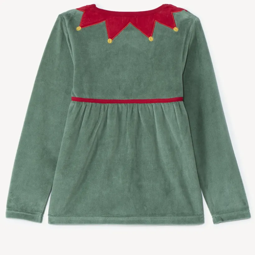 Set pyjama ludique 3 pièces lutin de Noël pour fille