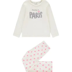 Set pyjama 2 pièces en velours fantaisie pour fille