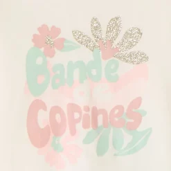 Set pyjama 2 pièces fantaisie avec bas à pois pour fille