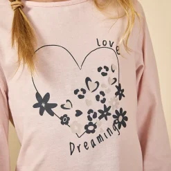 Set pyjama 2 pièces manches longues fantaisie pour fille