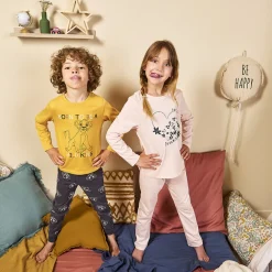 Set pyjama 2 pièces manches longues fantaisie pour fille
